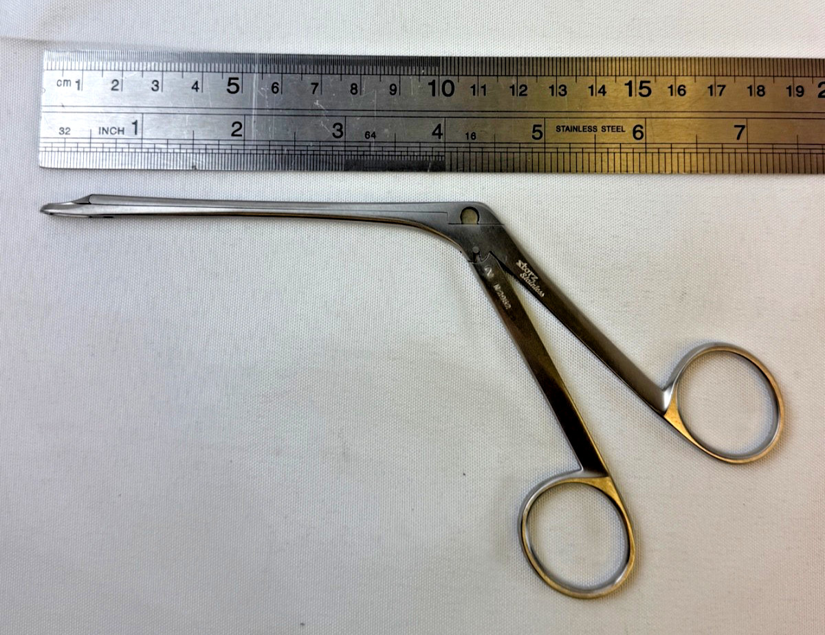 Storz N2952 Gruenwald Nasal Forceps #2 3mm x 10mm Cut Through Jaws 115mm WL ENT