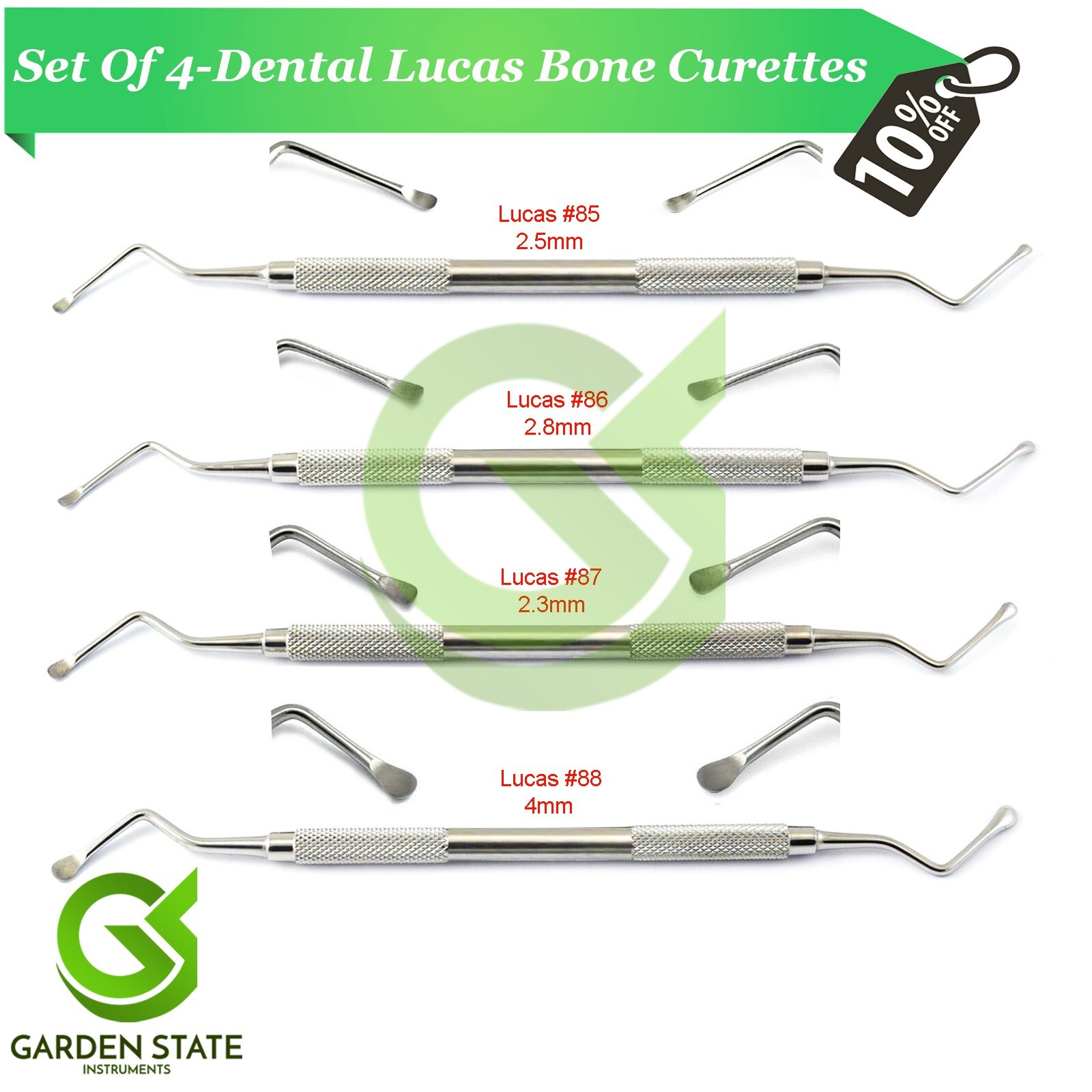 Dental Implant Surgery Instruments Perio Flap Tooth Extraction Bone Grafting Set