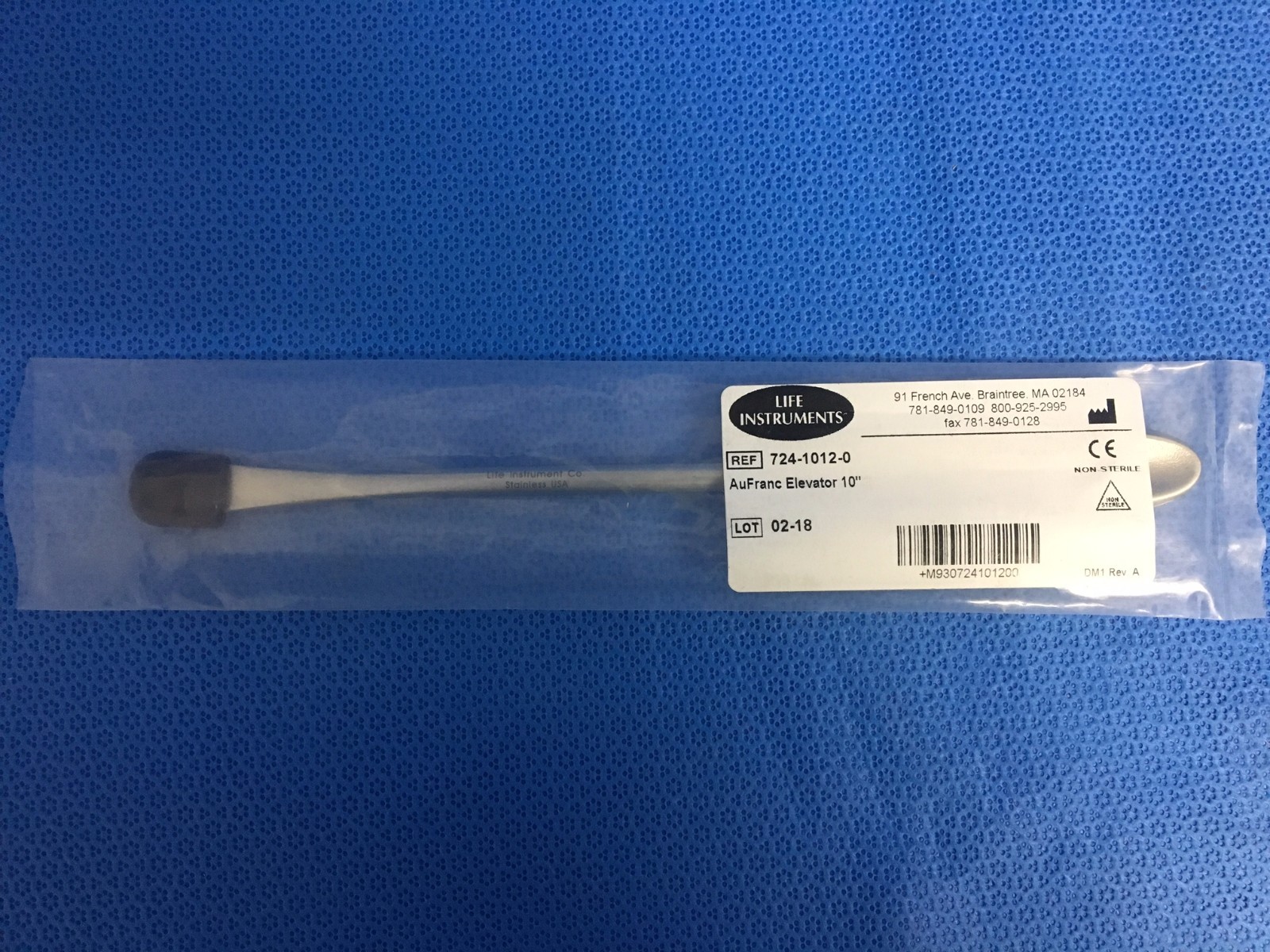 Life Instruments AuFranc Elevator 10″ Ref 724-1012-0, 30 Day Warranty