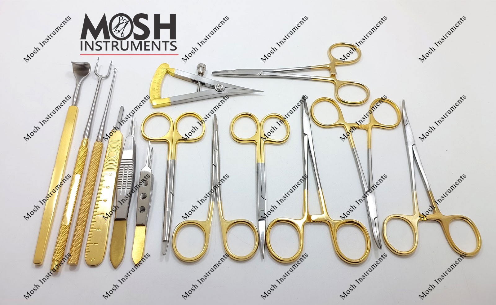 Blepharoplasty instruments basic set 14 piece