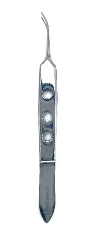 SKLAR 66-2942 IRIS Forceps, Curved, 3-1/2in, Mirror-Finish