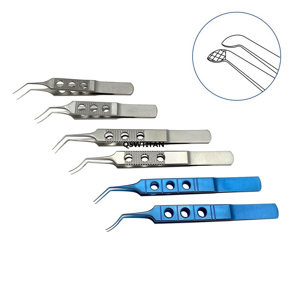 1pc Capsulorhexis Forceps Titanium Ophthalmic tweezers Surgical Instruments
