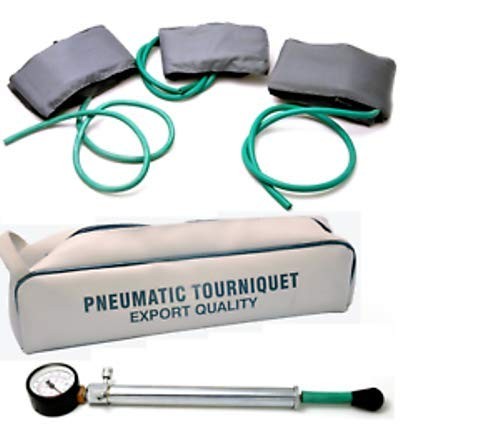 Pneumatic Manual Tourniquet with Pressure Gauge Surgical Limb Occlusion Cuff