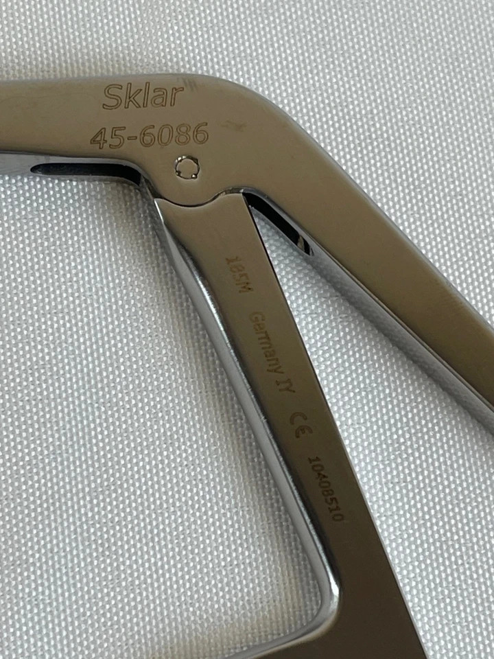 Sklar 45-6086 Arthroscopic Hook Scissor 3.4mm x 14.5cm Straight Surgical