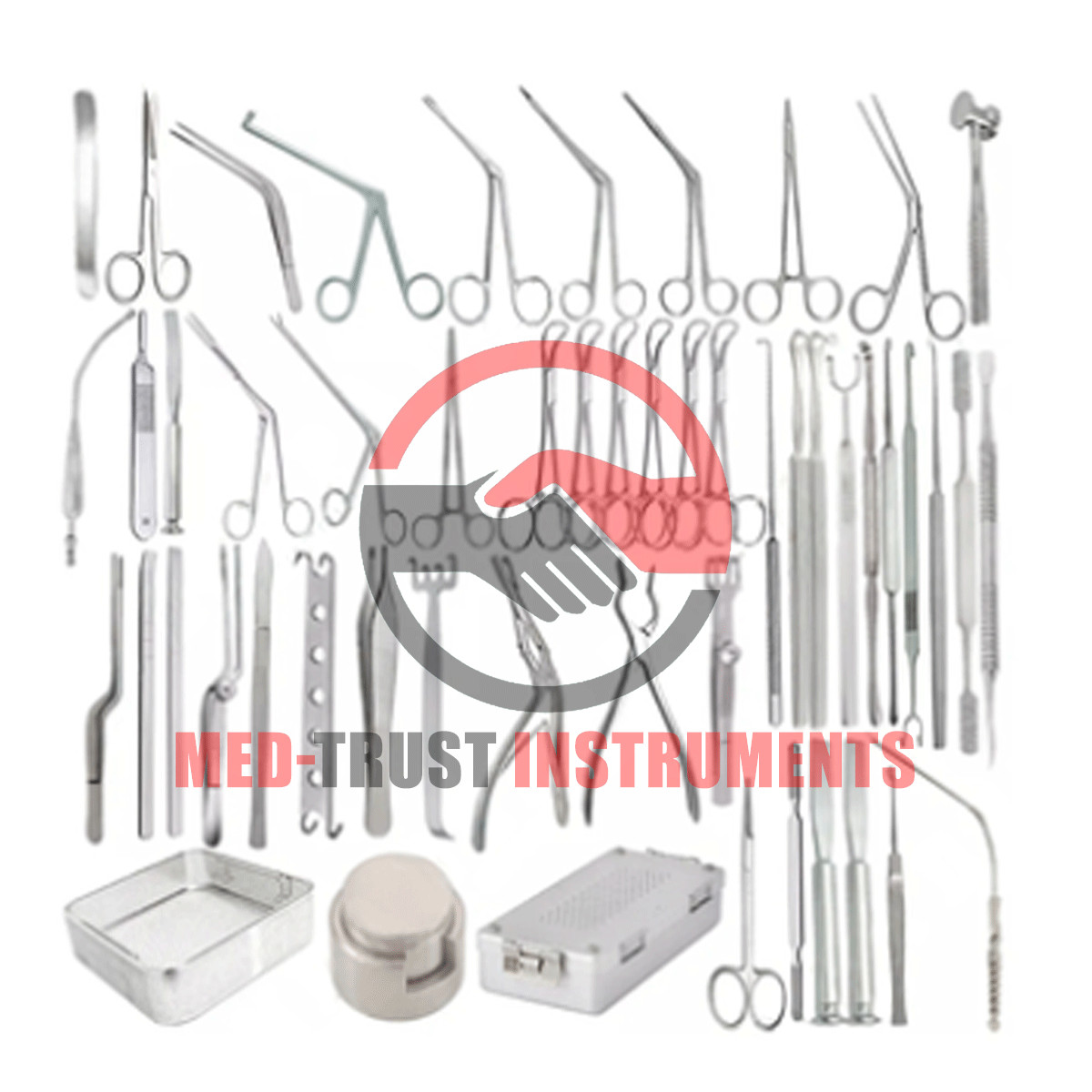 60 pcs Septoplasty surgical set for correct deviated nasal septum instruments