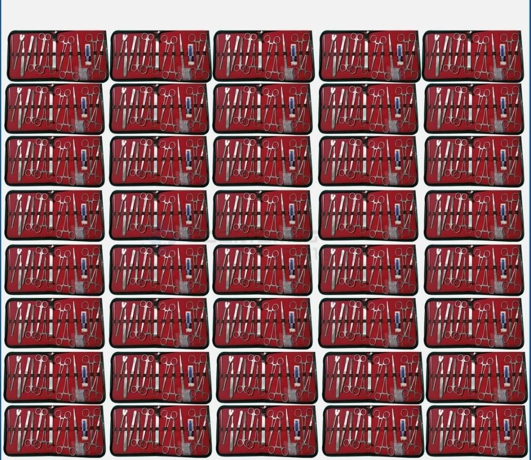 50 Kits of Basic Dissecting Veterinary, Surgical, Instruments