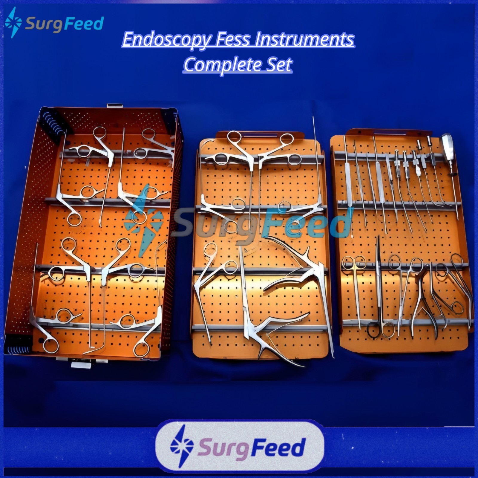Endoscopic Fess Instrument Set Sinus Surgery ENT Instruments System