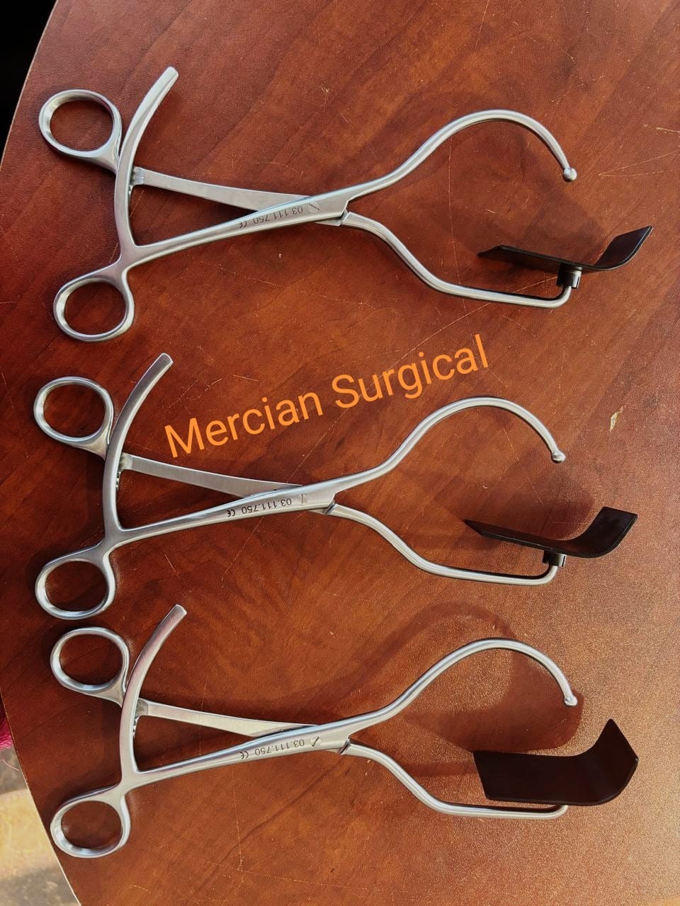 Soft Tissue Bone Reduction Forceps With Ball Tip 03.111.750 Stainless 3PCS Set