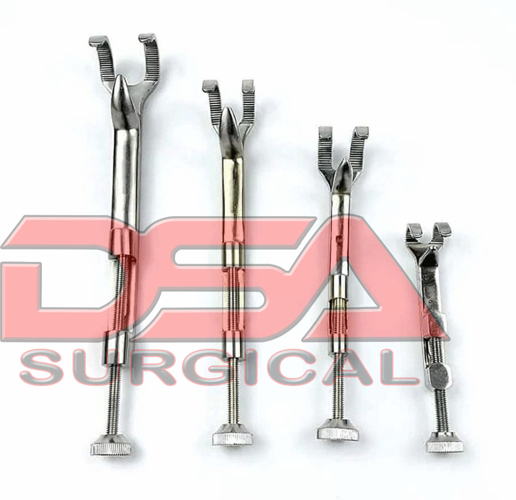Lowman Bone Holding Clamps Forceps 4 Pcs Set Orthopedic Surgical Veterinary
