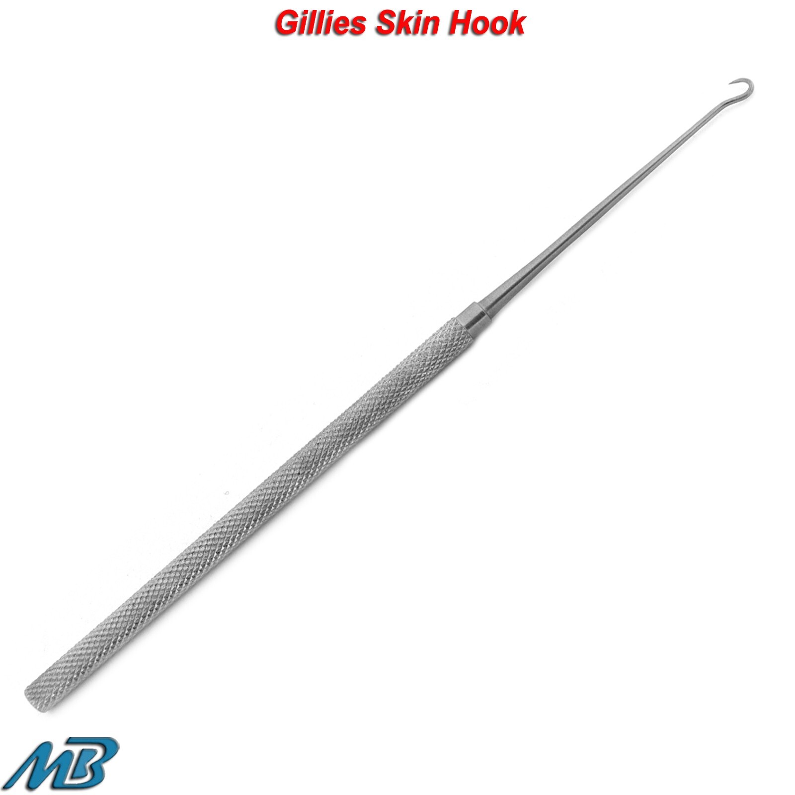 Gillies Skin Hook Single Ended Prong Retractors Surgical Dermal Instruments New