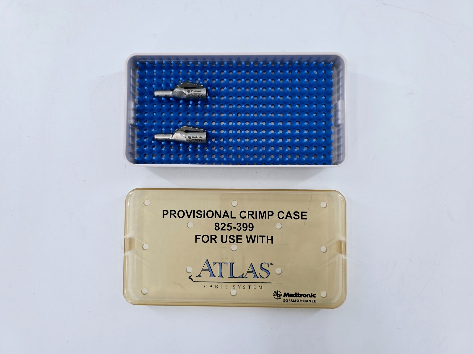 Medtronic 825-399 Provisional Crimp Case w/ 825-200 Crimps Orthopedic Set