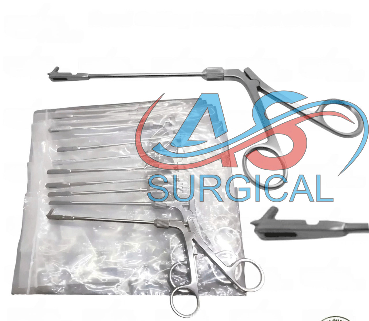 10xNasal Cutting Forceps Back Biting 360 Degree Rotatable 1.5mm Surgical Rongeur