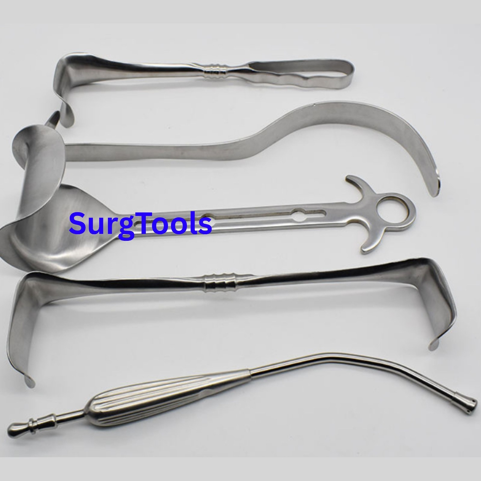 Stainless Steel Vaginal Speculum Retractor Set Gynecology Surgical Exam Kit