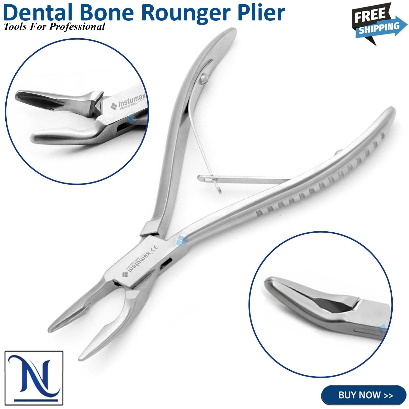 Orthopedic Fridman Dental Bone Rounger Pliers Surgical Lab Instruments