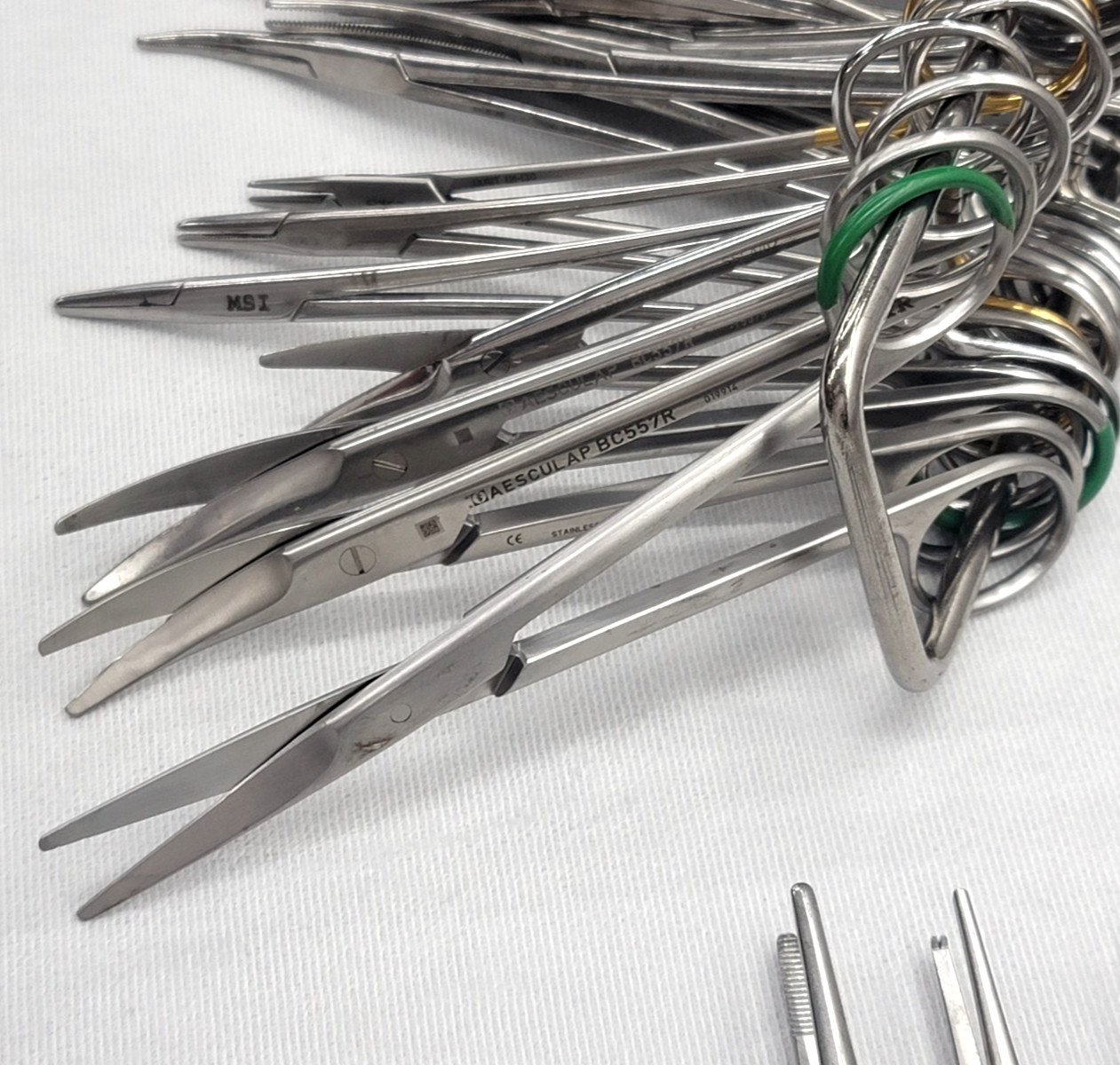 57 Piece General Surgical Set Aesculap Jarit with Basket