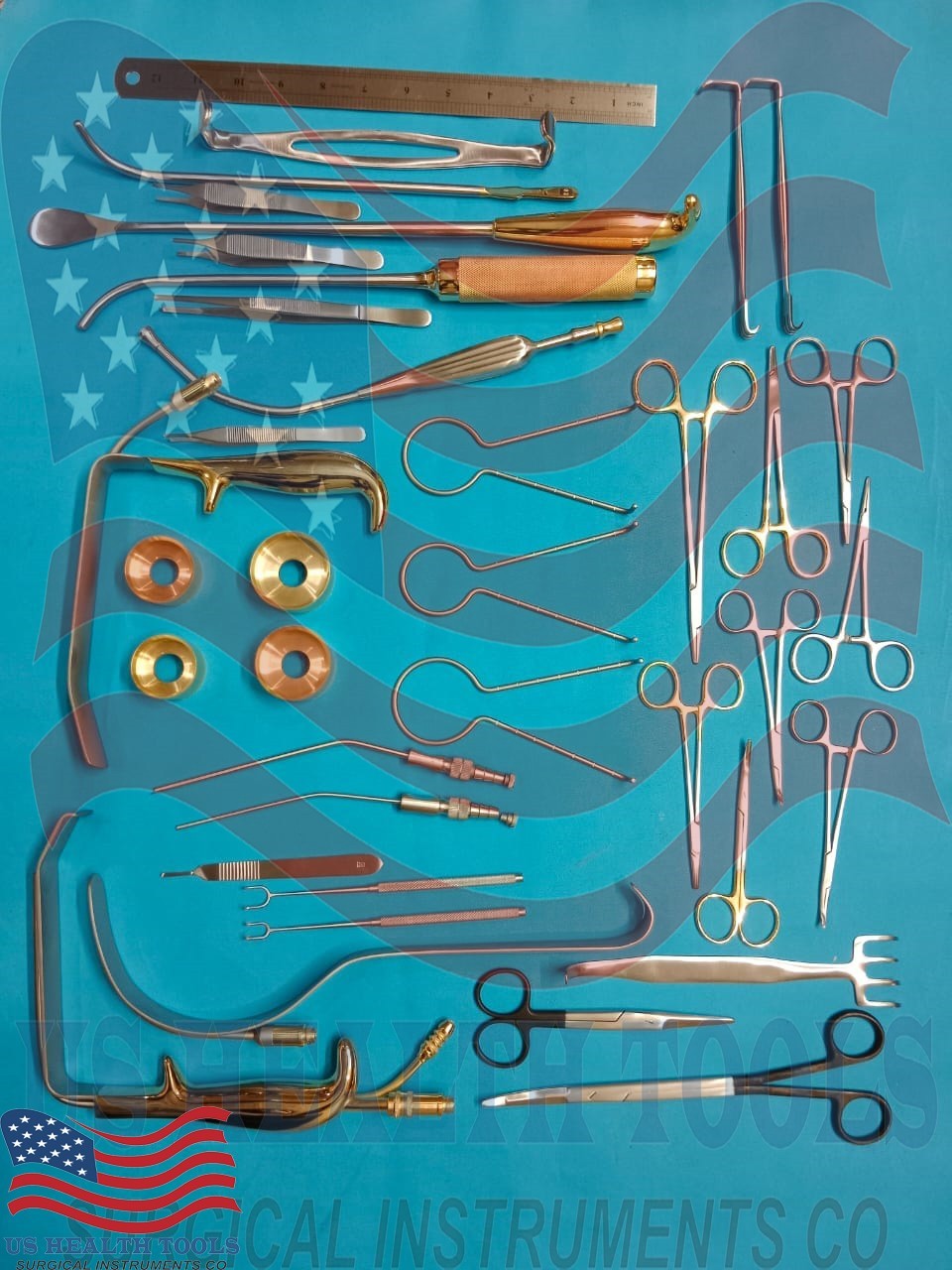 Breast Augmentation Set Of 38 Pcs , Plastic Surgery Set, Surgical Instruments