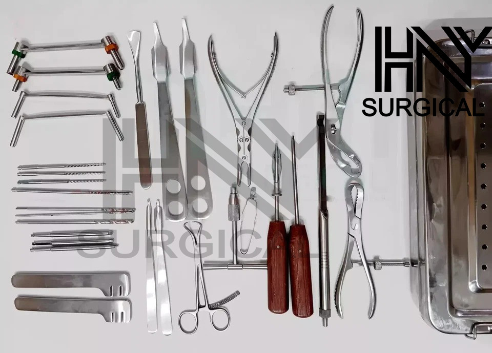 Small Fragment Instrument Set Orthopedic Surgical Instruments 30 Pcs
