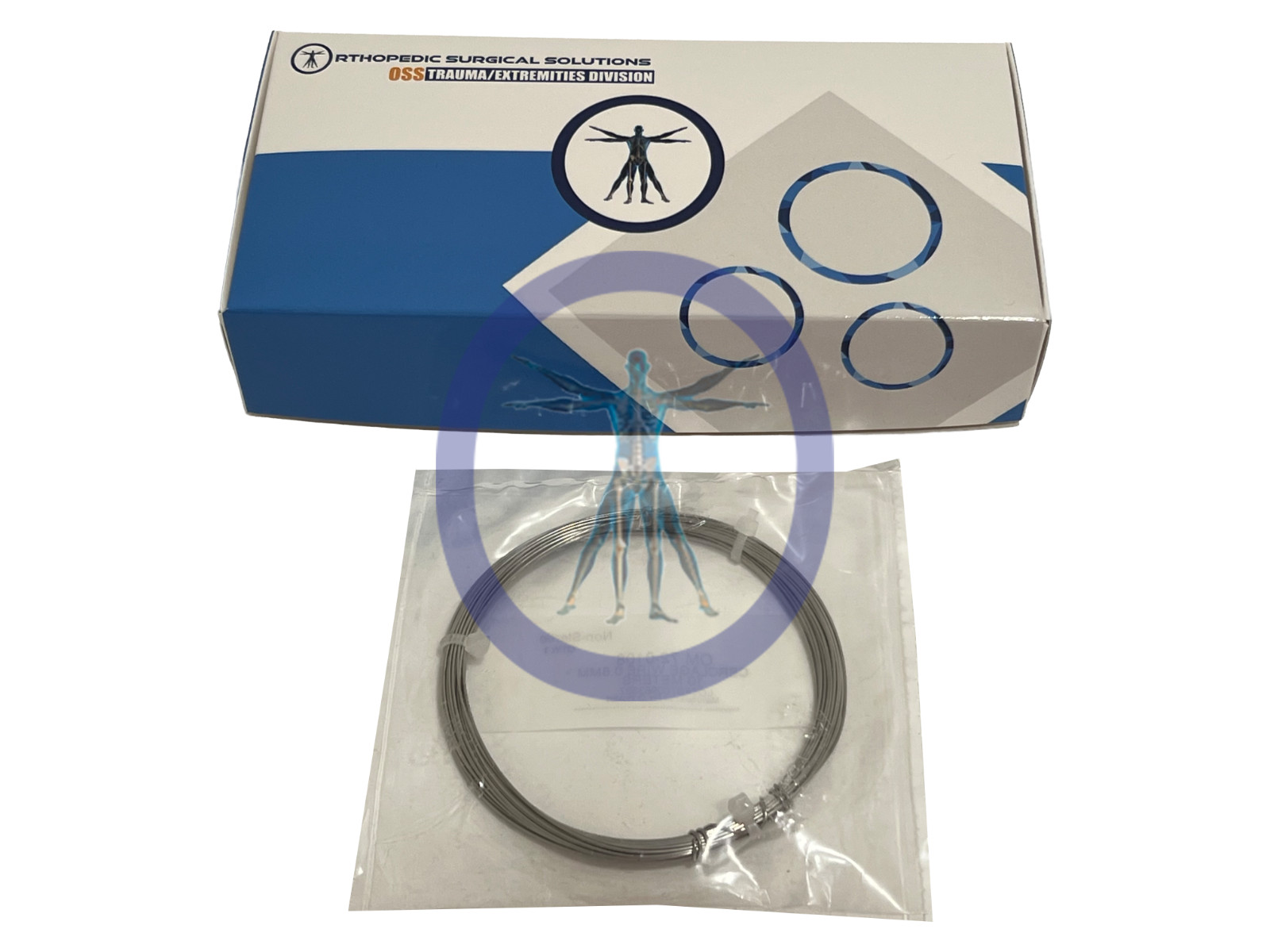 Orthopedic Surgical Cerclage Wire, 0.8mm, 10 Meter, 21 Gauge *NEW*