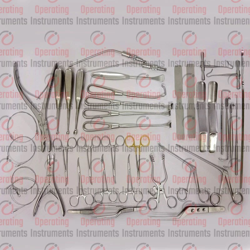 Set 40 Pcs Basic Craniotomy Surgical Instruments Good Quality