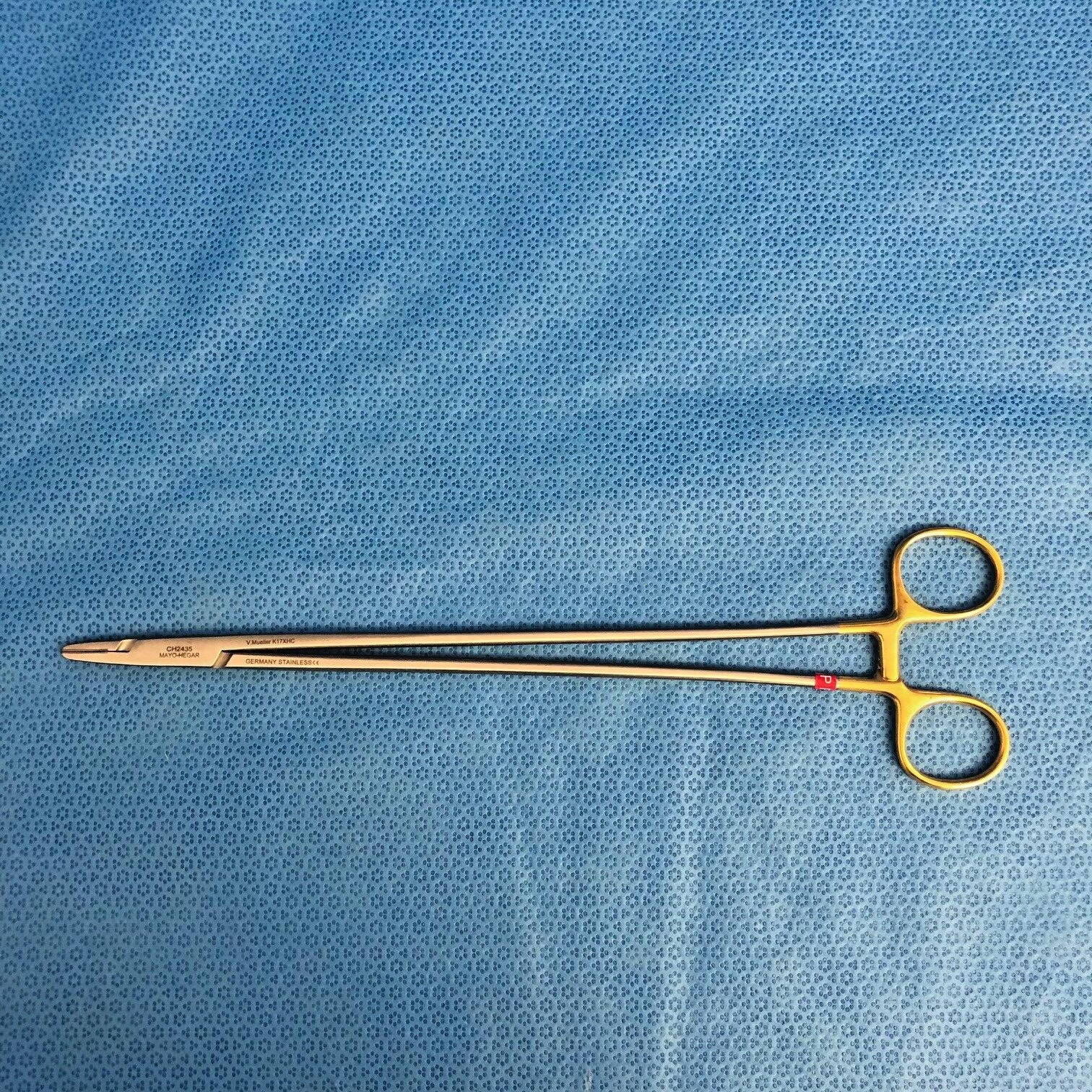 V. Mueller CH2435 Vital Mayo Hegar Needle Holder TL 11 3/4″ Orthopedic