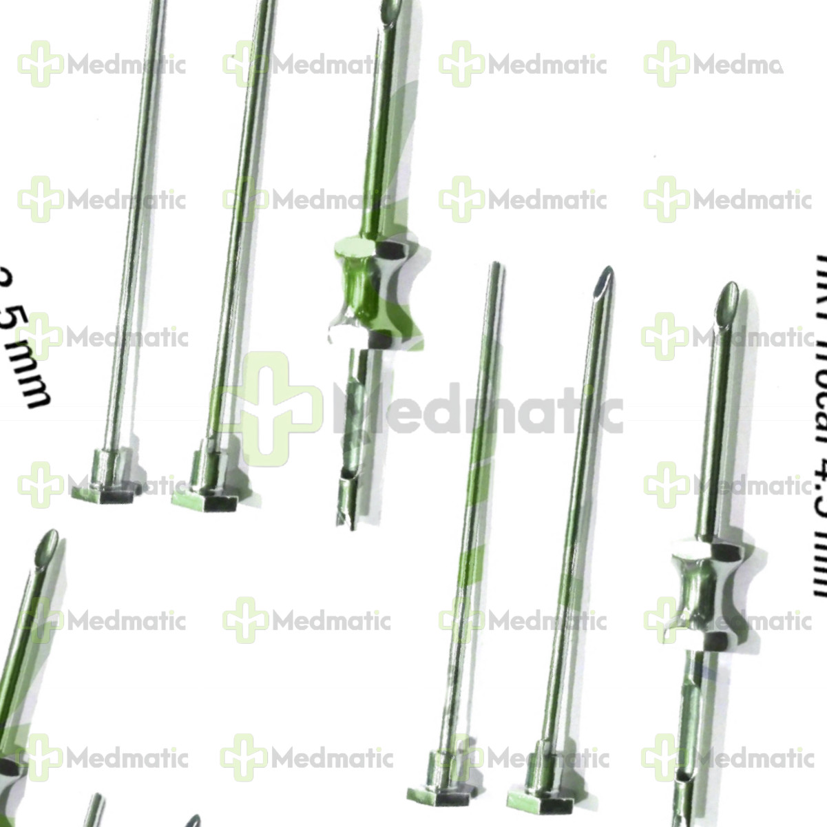 4 Sets HRT Trocar 3.5mm & 4.5mm Hormone Replacement Pellet Insertion Kits A+