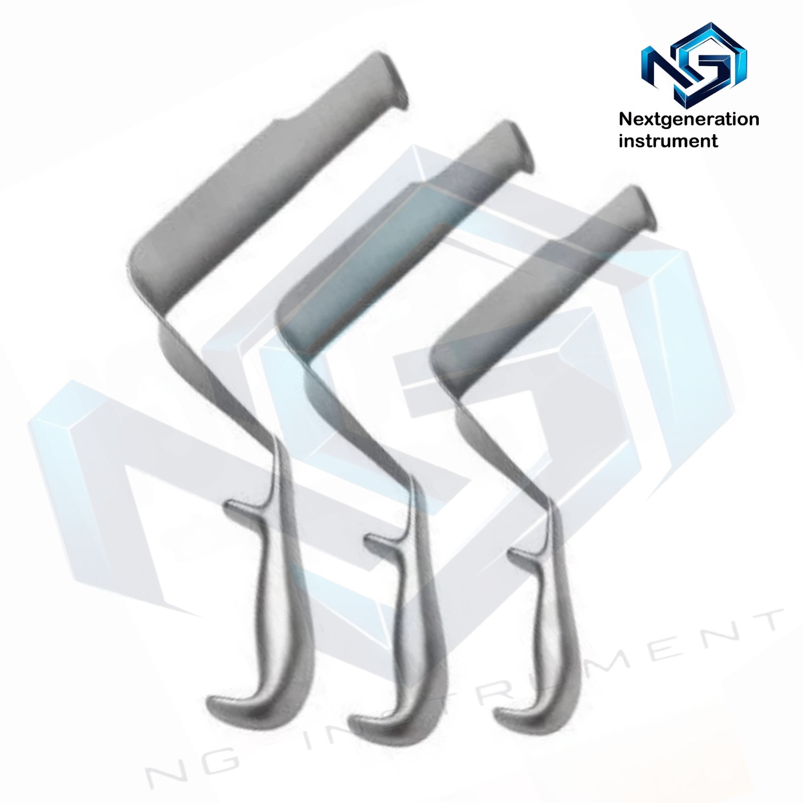 ST Mark Pelvis Retractor Set 3PCS Orthopedic Surgical Stainless Steel Tool