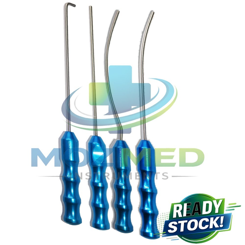 Viterbo’s Surgical Dissector Set 4pcs Facelift Gliding Brow Lift Plastic Surgery