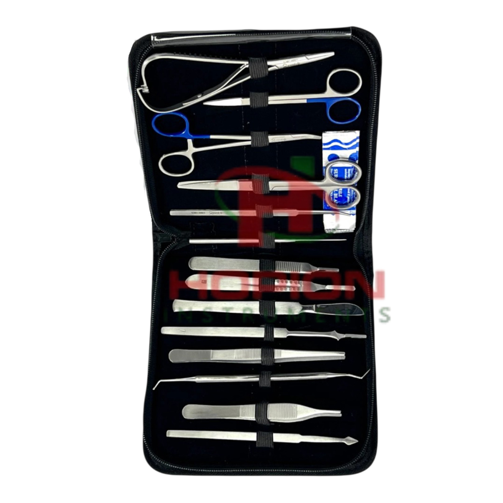 Premium 34 pcs Minor Surgery Set Surgical Instruments Kit Stainless Steel W/Case