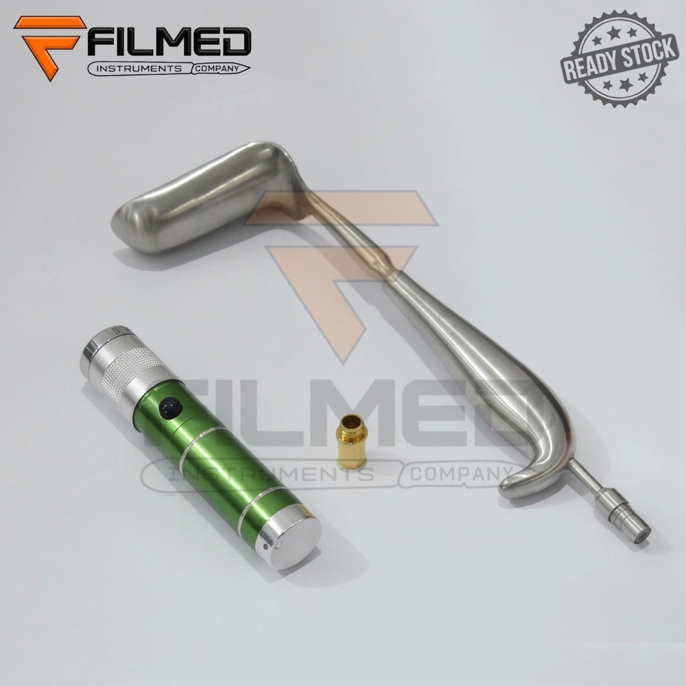 Hill Ferguson Rectal Retractor Fiber Optic 35mm X 70mm Blade Size Total