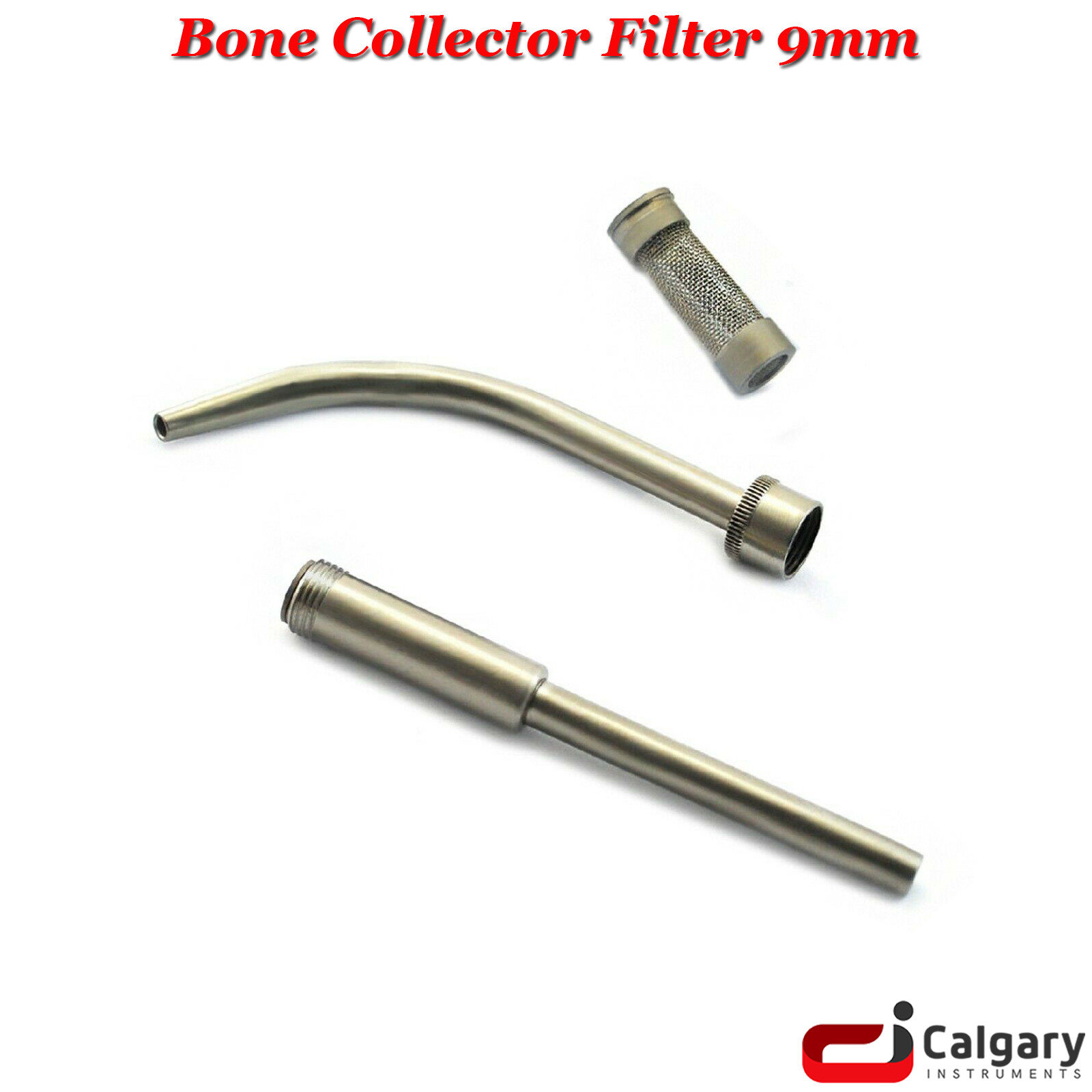 Dental Bone Collector 9mm Filter Surgical Orthodontic Aspirator Bone Graft Tool