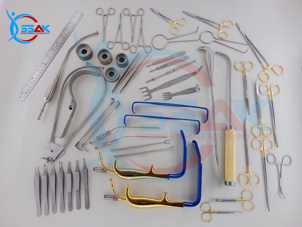 Breast Augmentation Surgery Set Of 45 Pcs Instruments Germen Best Quailty Set CE