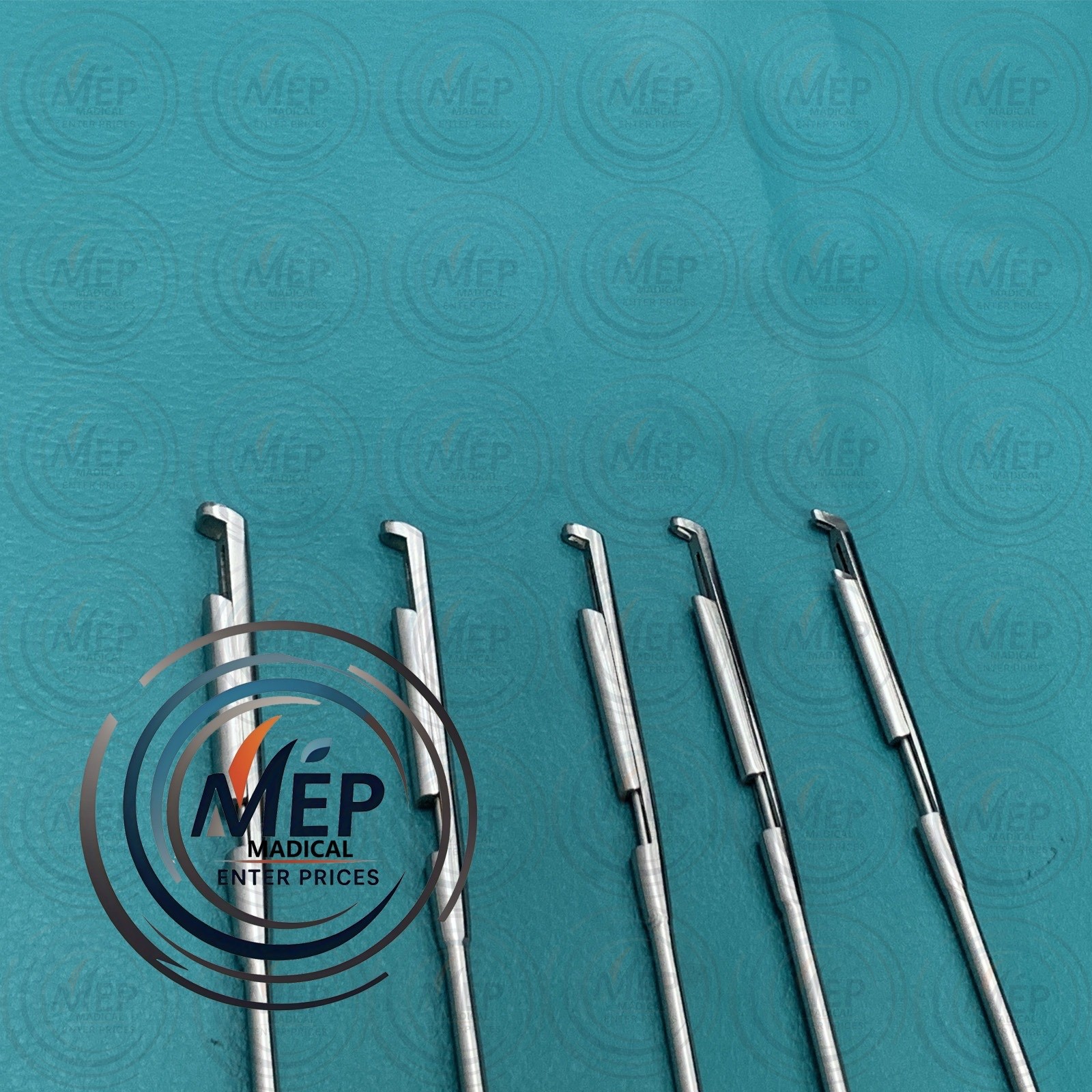 Interlaminar Kerrison Rotating Rongeur Set 3.4mm Diameter 40° Up 1 to 5mm Set