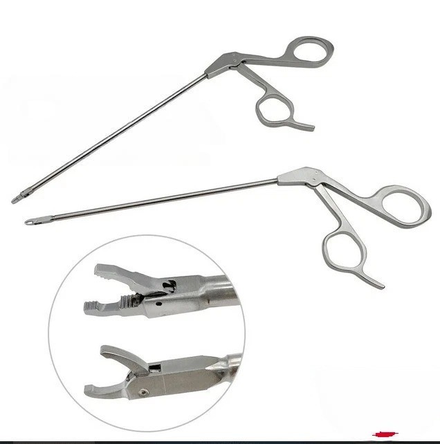 2 Pcs Knee Arthroscopy Suture Grasper Set – Suture Passer & Holding Forceps