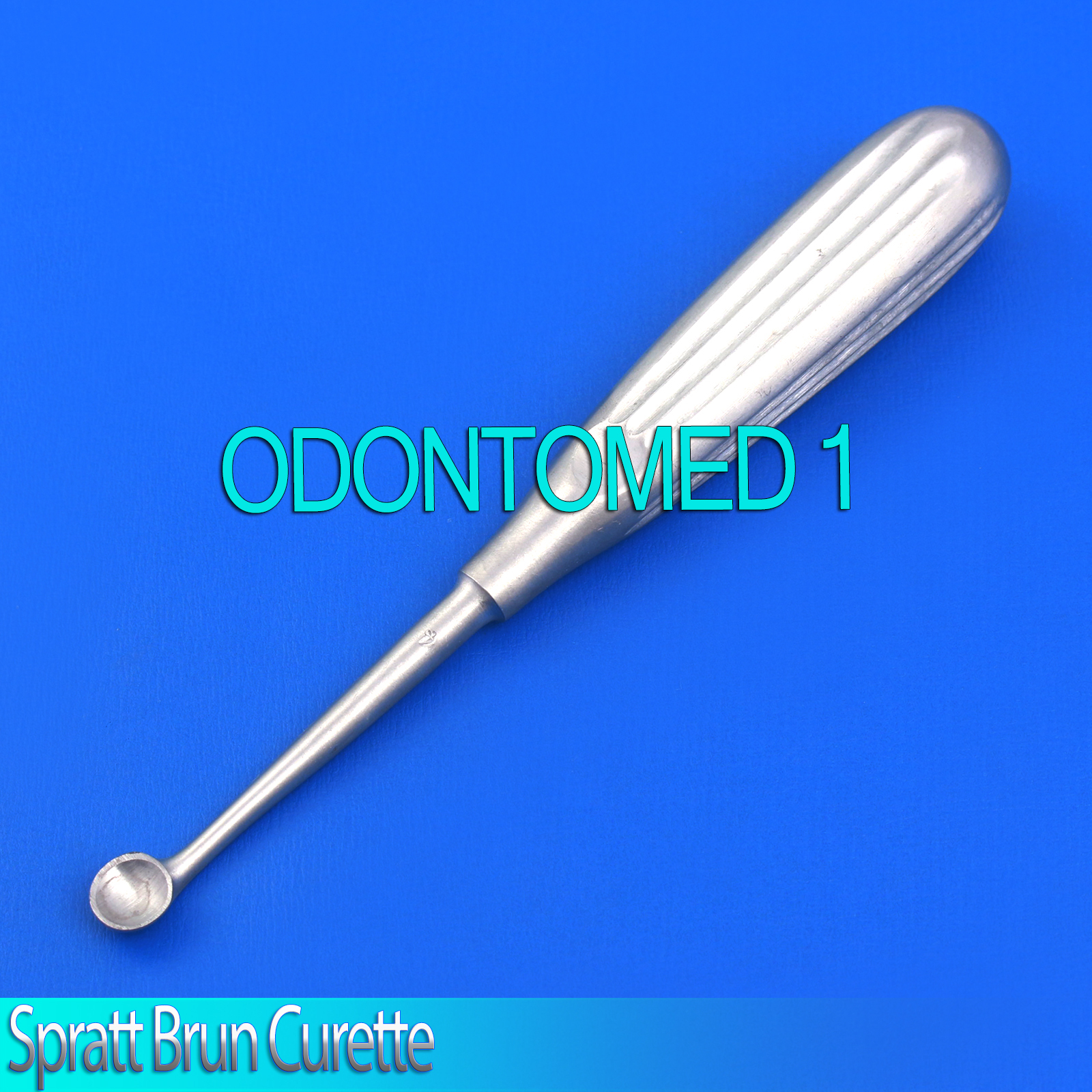 SPRATT BRUN MASTOID CURETTE #4 Surgical Ear Instrument