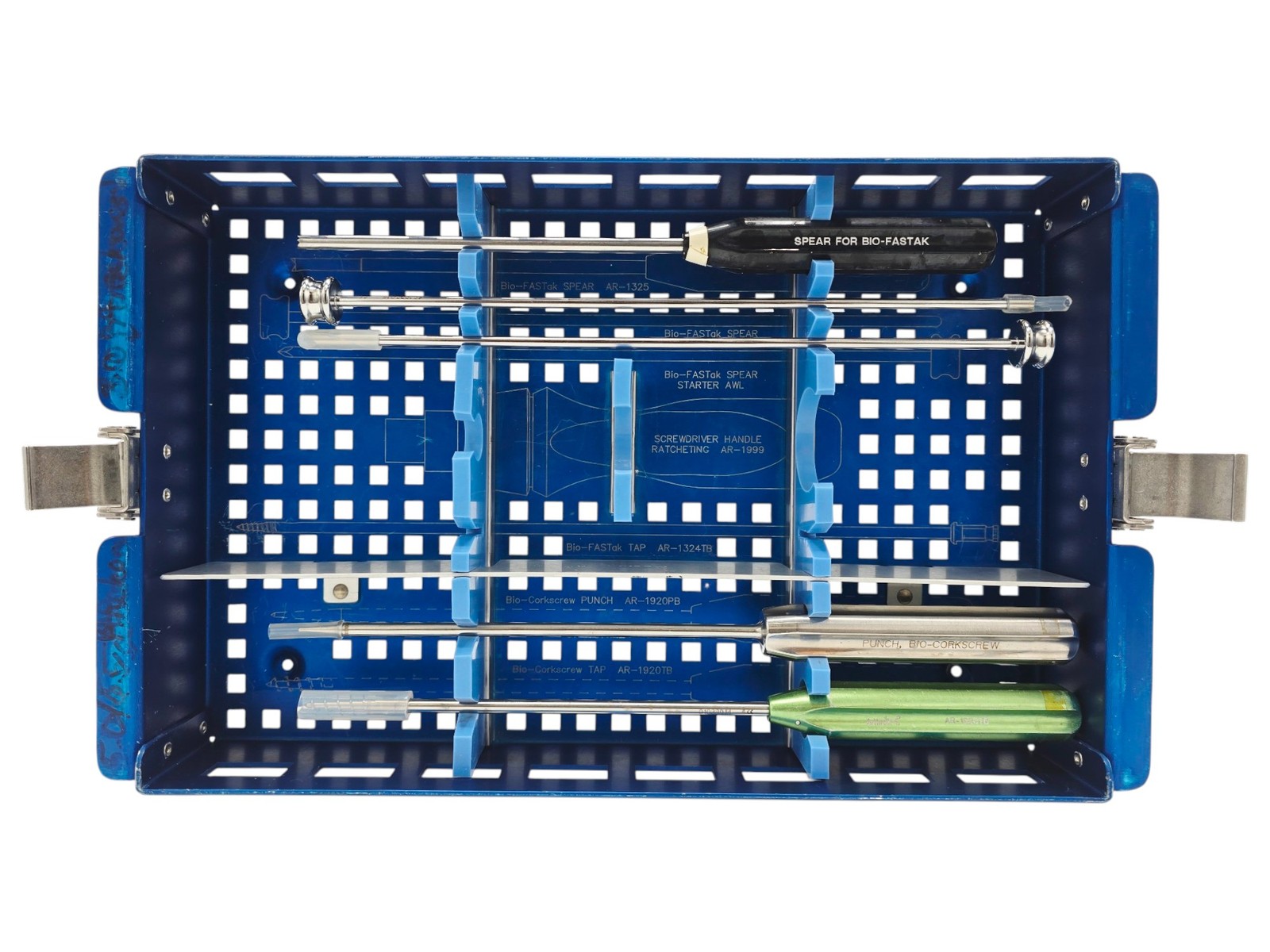Arthrex AR-1327 Bio-FASTak Bio-Corkscrew Instrumentation Set Shoulder