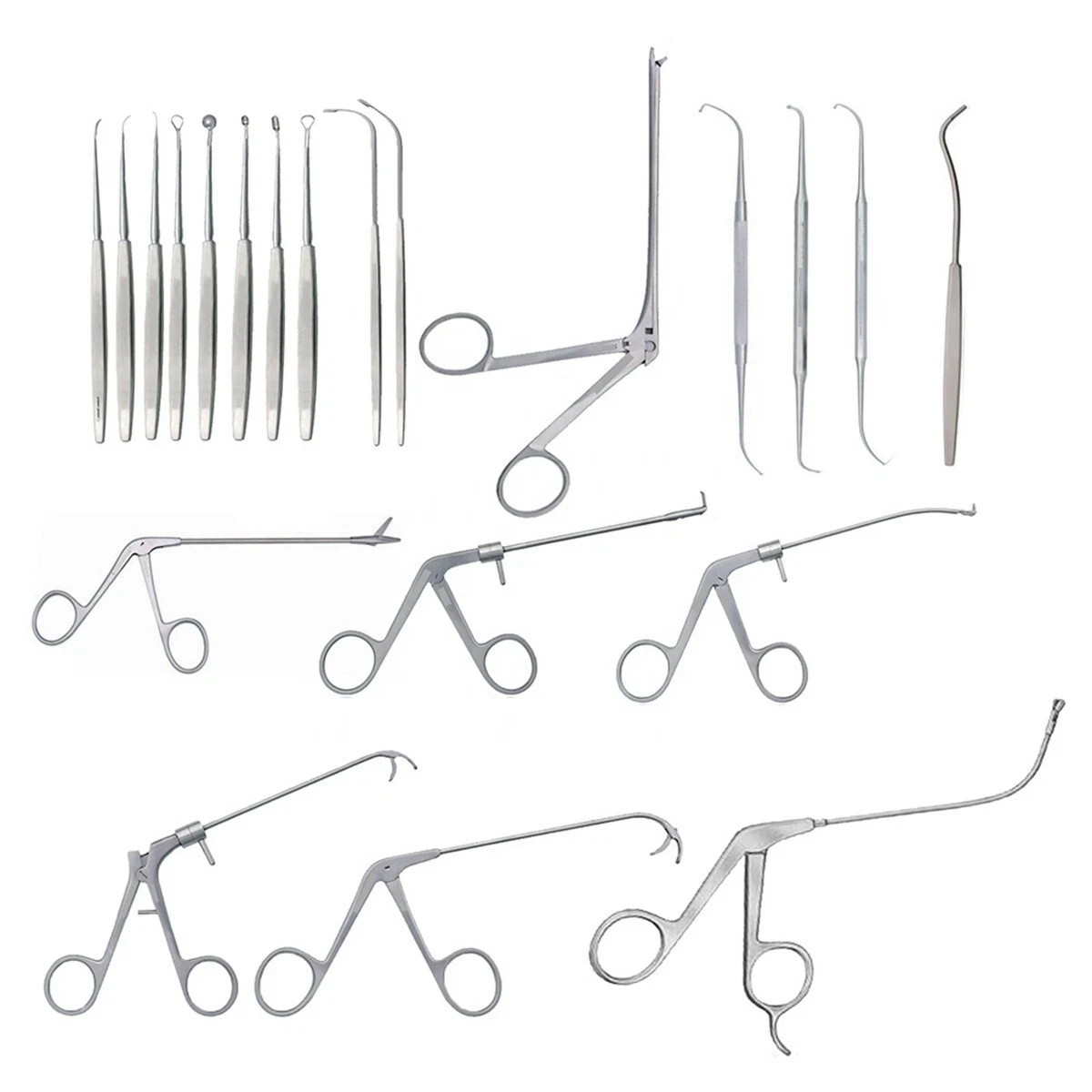 Fess Instruments Endoscopic Sinus Surgery ENT Instruments Set With Box BY BH