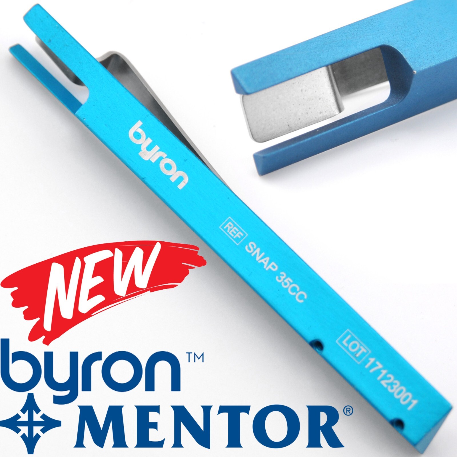 Byron / Mentor Ref: 35cc Snapper for 35 cc Syringe Blue by Johnson & Johnson
