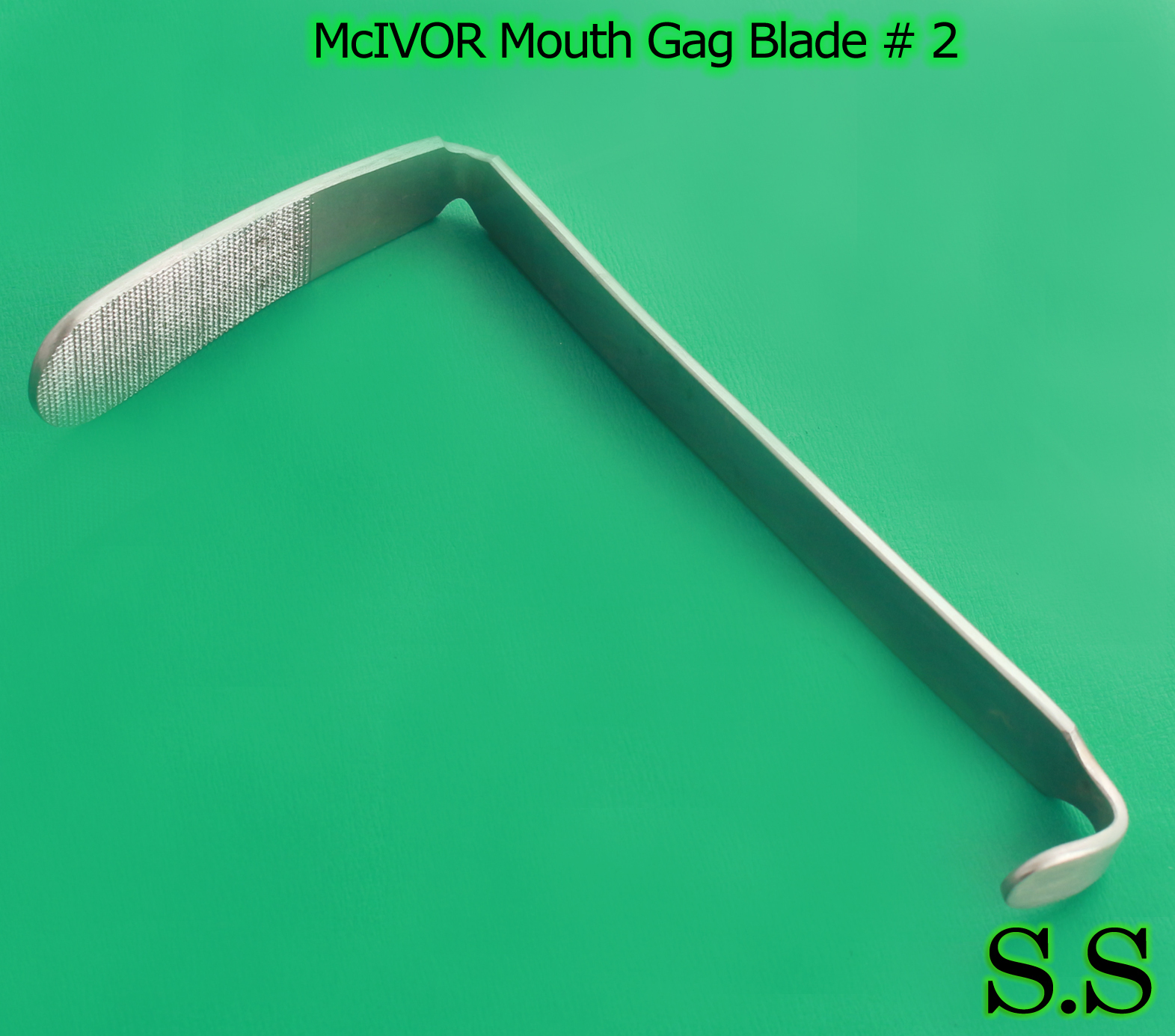 McIVOR MOUTH GAG Blade # 2 Surgical Dental ENT Tonsil Instruments