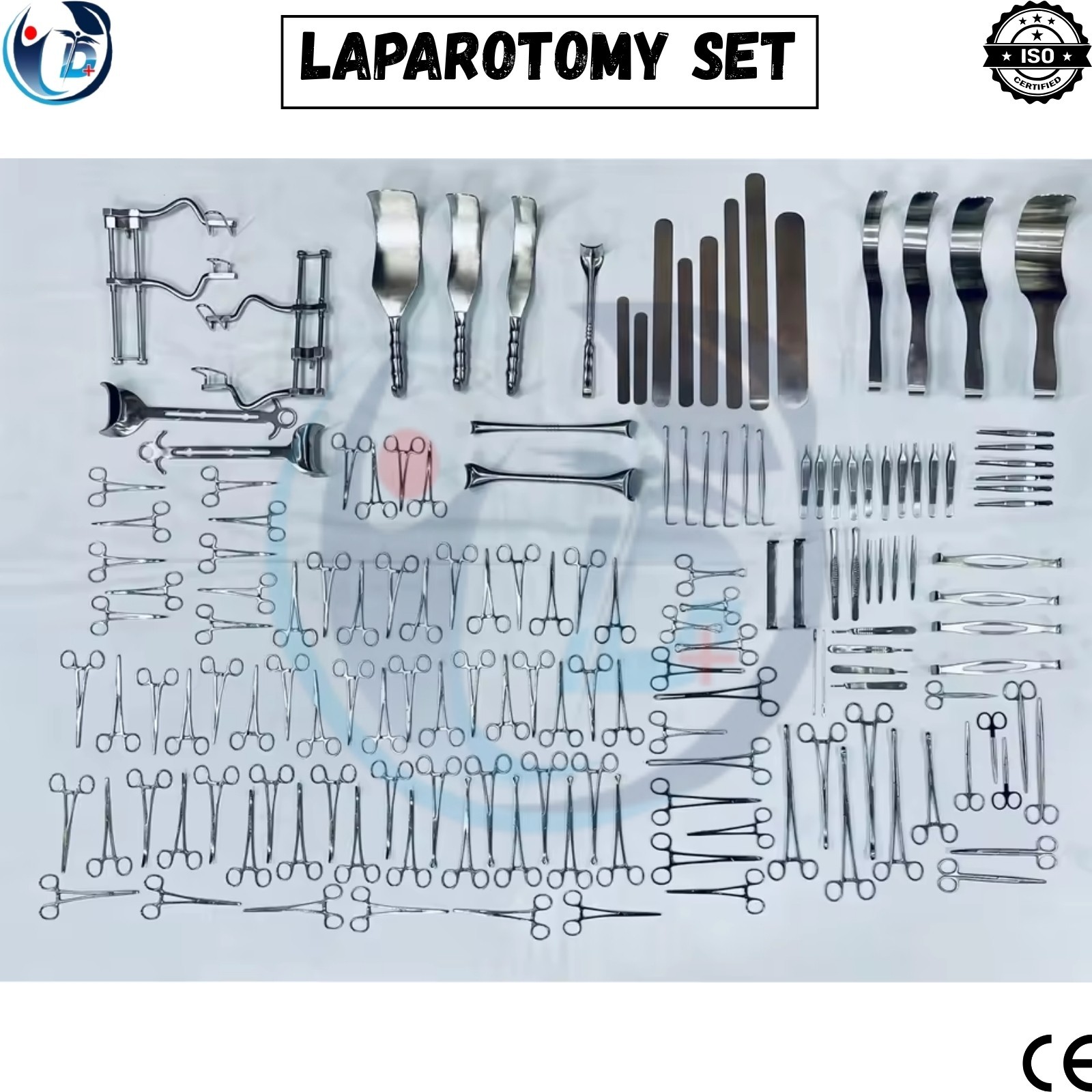 197 Pcs Laparotomy Abdominal Surgery Set Medical Surgical Instruments German Gr