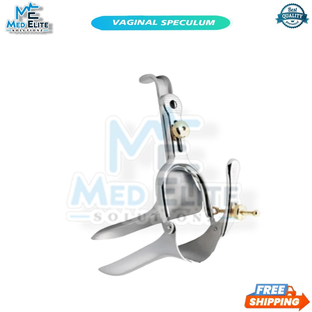 New View-More Vaginal Speculum, 1 x 4.75, Size Large, Premium German Stainless