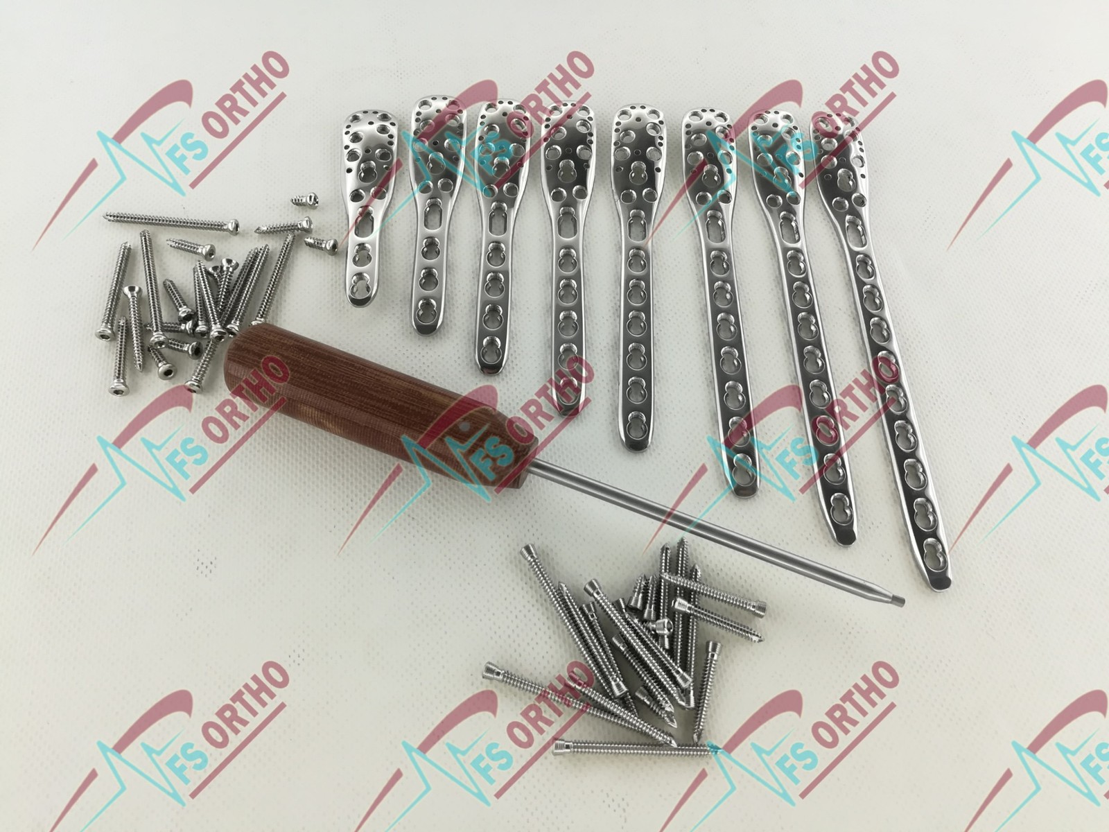 PHILOS Multi-Angle Locking Plates 3–12 Holes & LCP Screws Set (97 Pcs, SS316L)