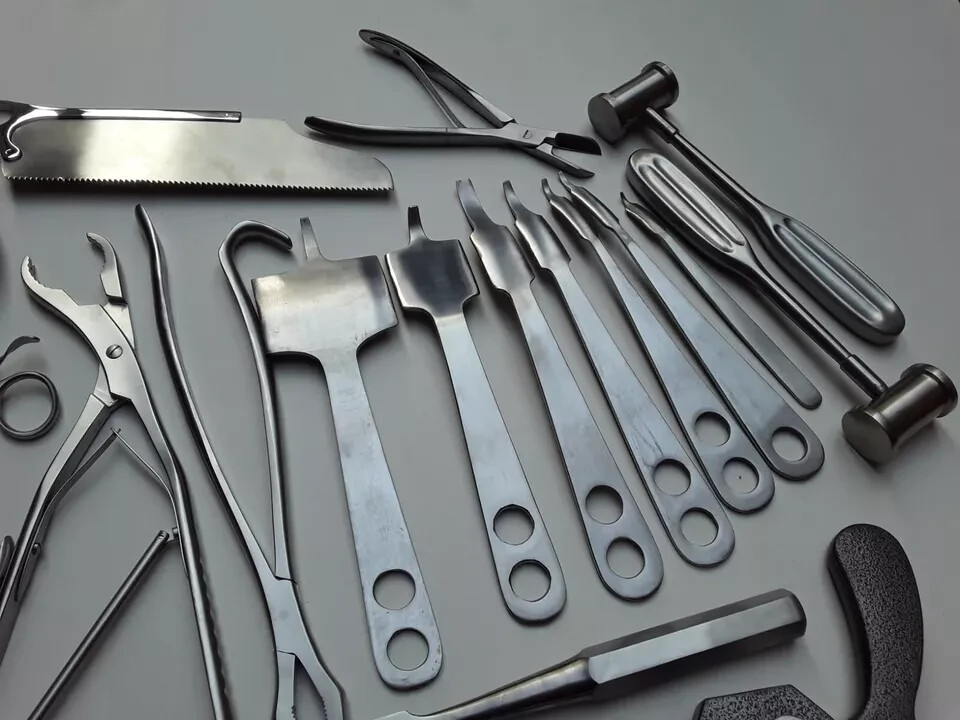 Orthopedic Retractor Bone Drill Saw Surgical Surgery Instruments 29 Set Pcs A+