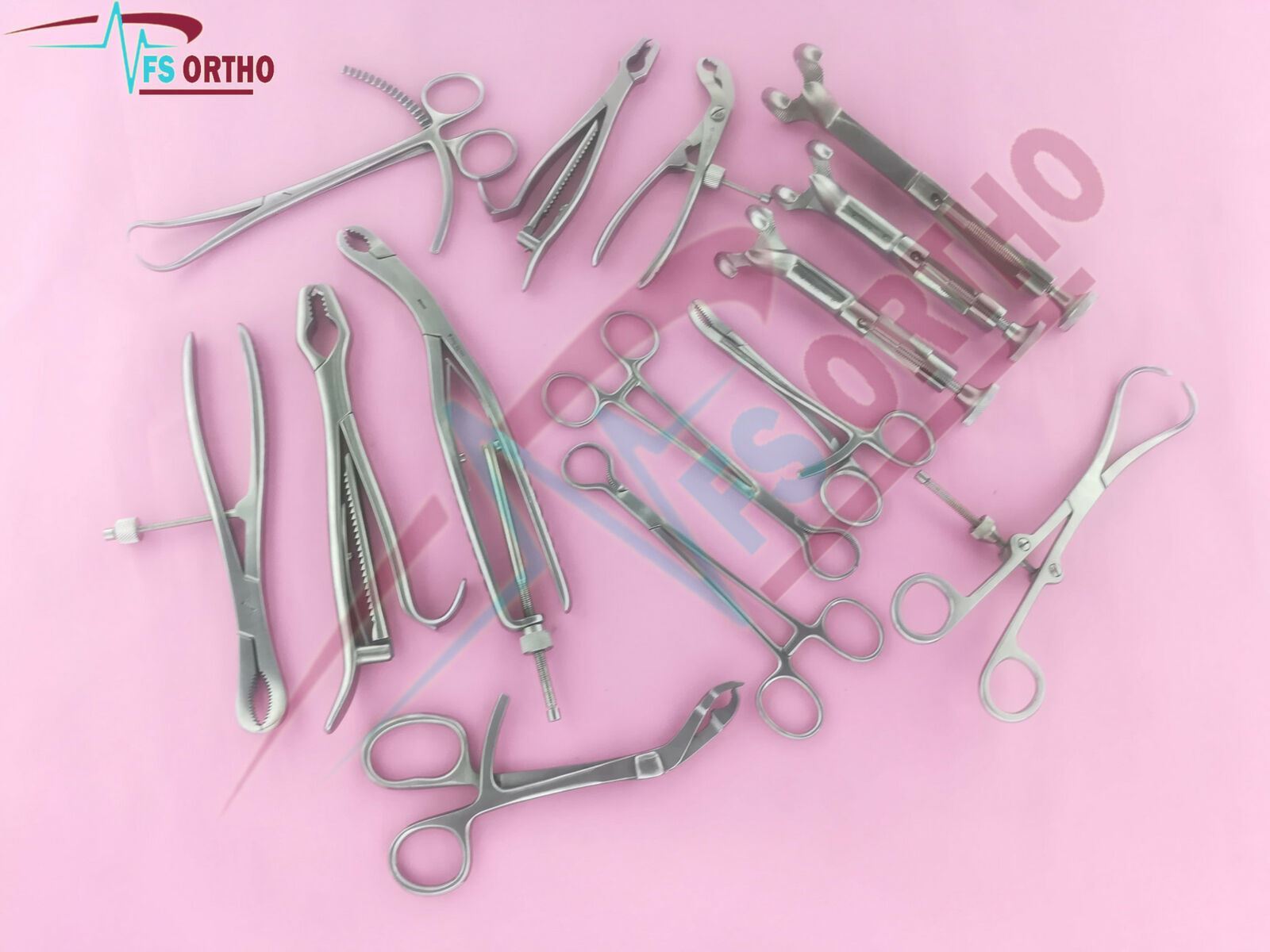 Small Bone Clamp Set Surgical Orthopedic Instruments Germany Stainless steel