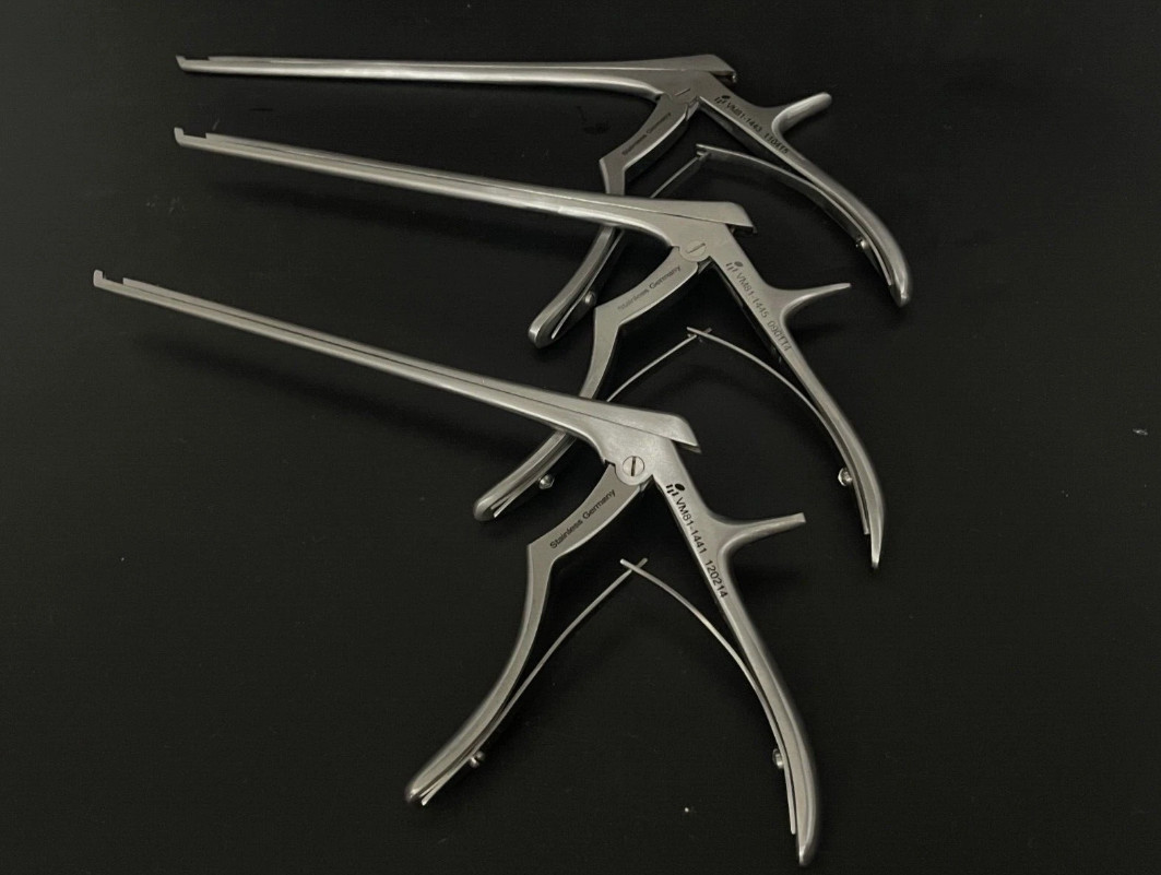 V.Mueller VM81-1441 Orthopedic Kerrison Rongeurs 2,3,4mm Up 8 Shaft 40 degree