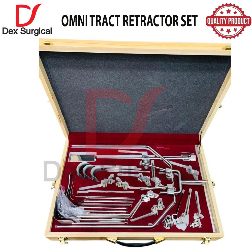 OMNI TRACT Surgical Retractor Set with Wishbone Frame of Surgical Retractors