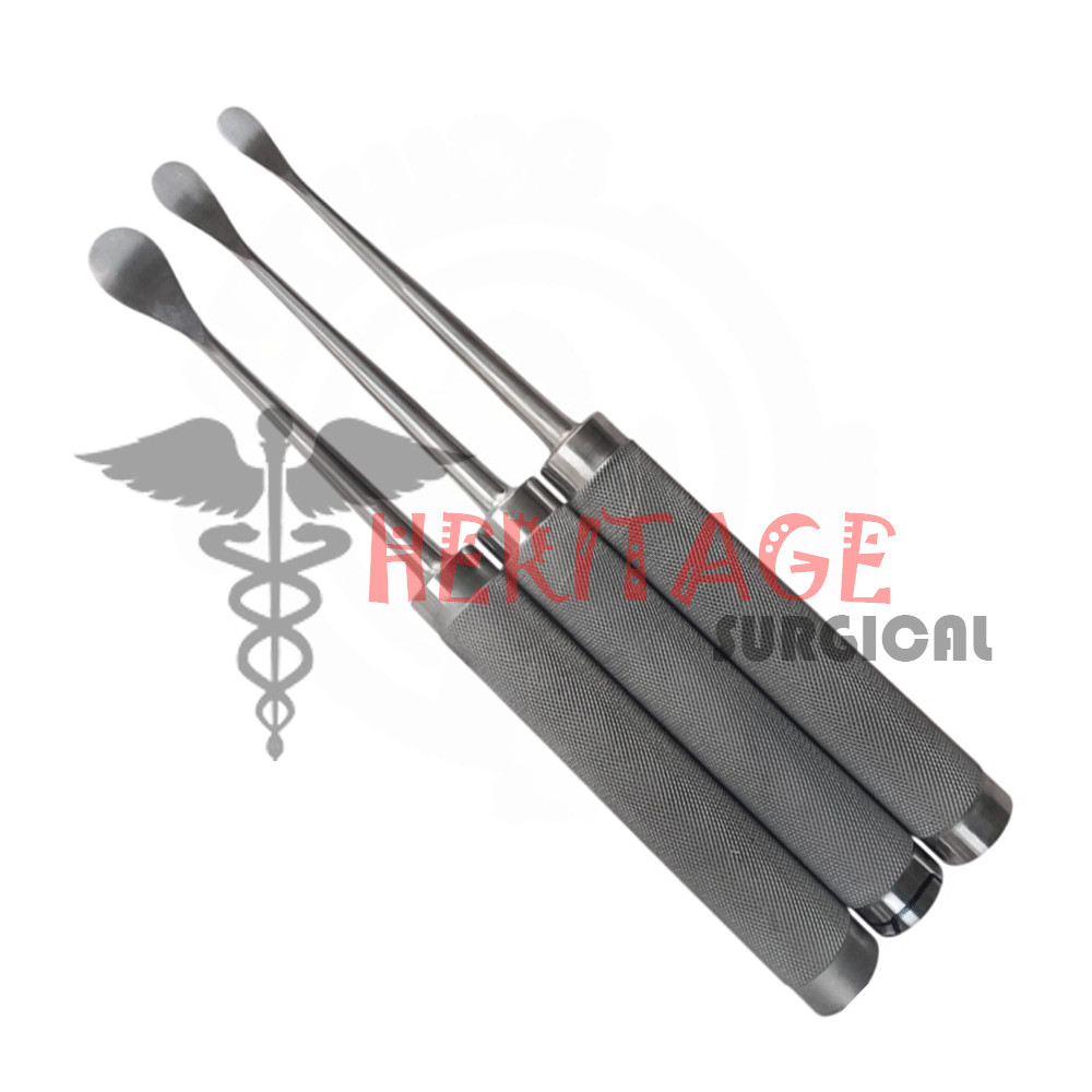 Cobb Spinal Elevators Curved Set Of 3 Orthopedic Surgery Surgical Instruments