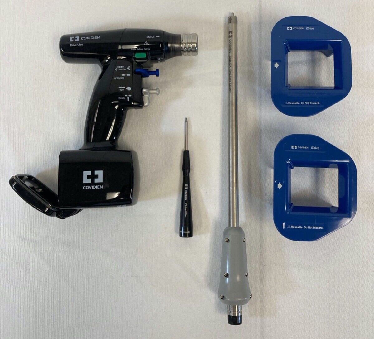iDrive Ultra Powered Linear Stapler Set w/ Autoclavable Case & Lid NS