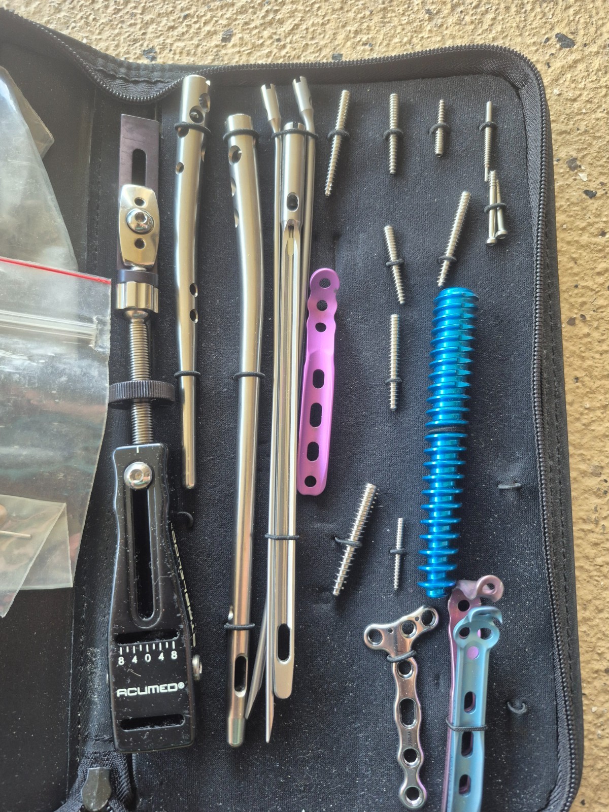 Acumed orthopedic surgical instrument set