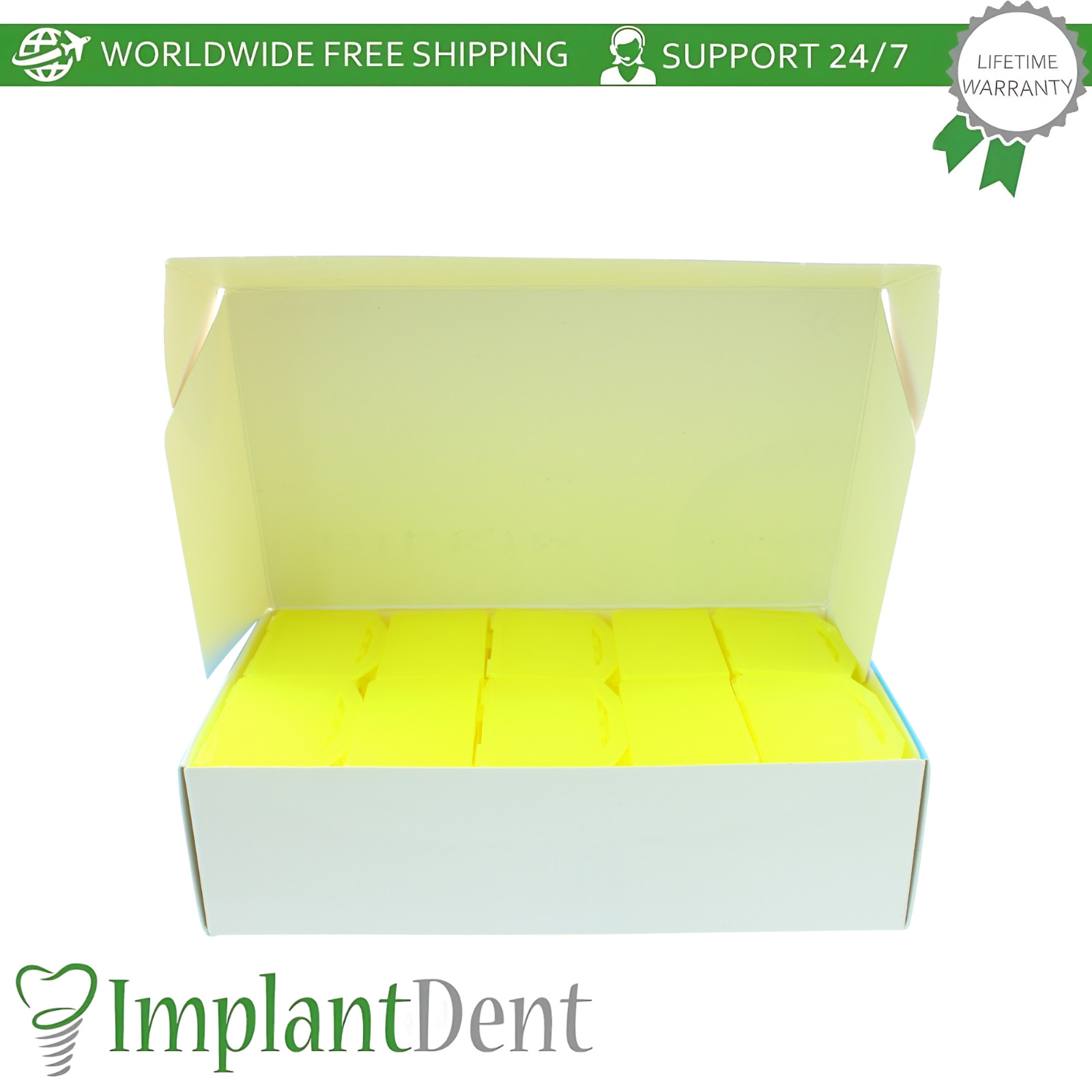 Dental Brackets Wax 50 Cases Clear Color Lips And Gums Relief Comfort Strips
