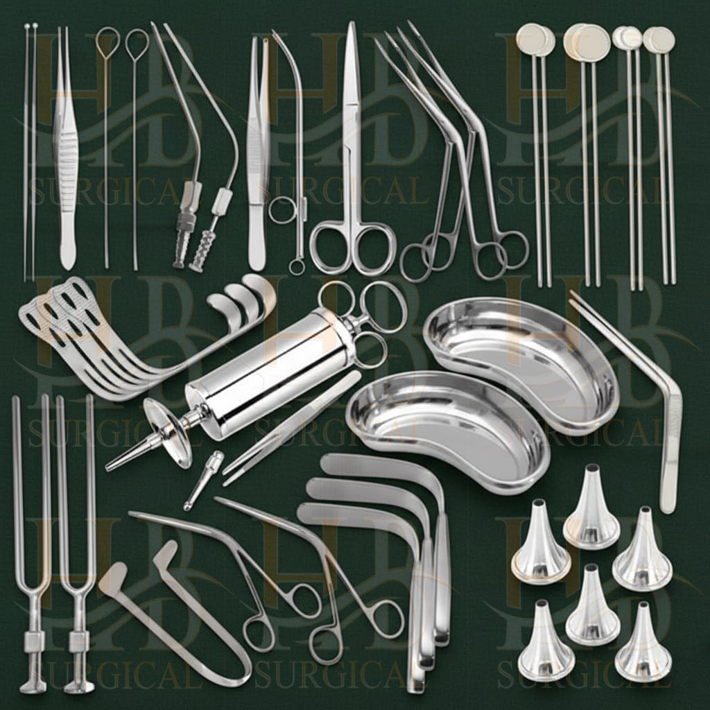 ENT Examination Set of 39Pcs for inspection of Face Ears Nose & Throat